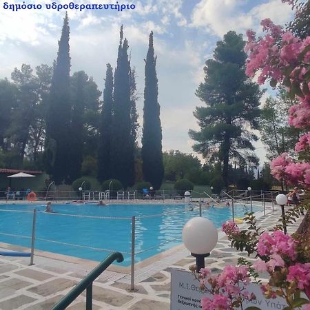 Ermis Hotel Loutra Ipatis Bagian luar foto