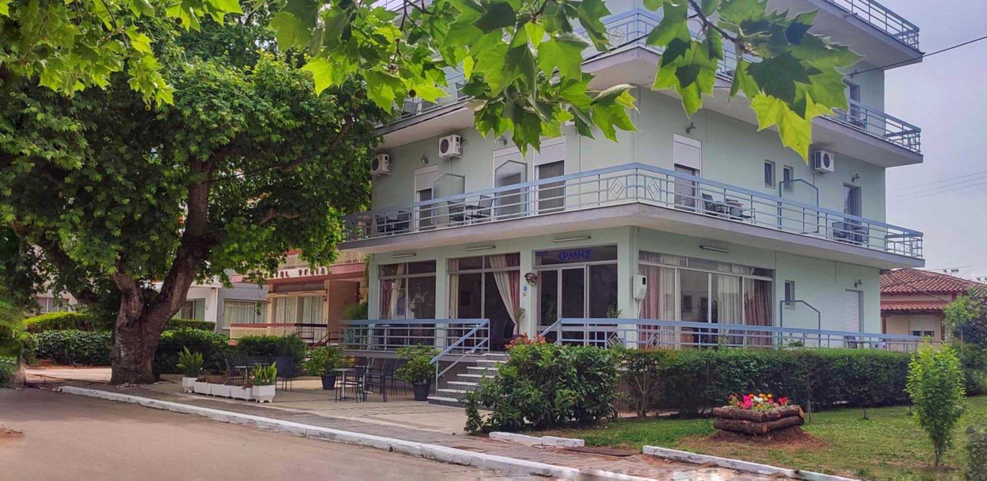 Ermis Hotel Loutra Ipatis Bagian luar foto