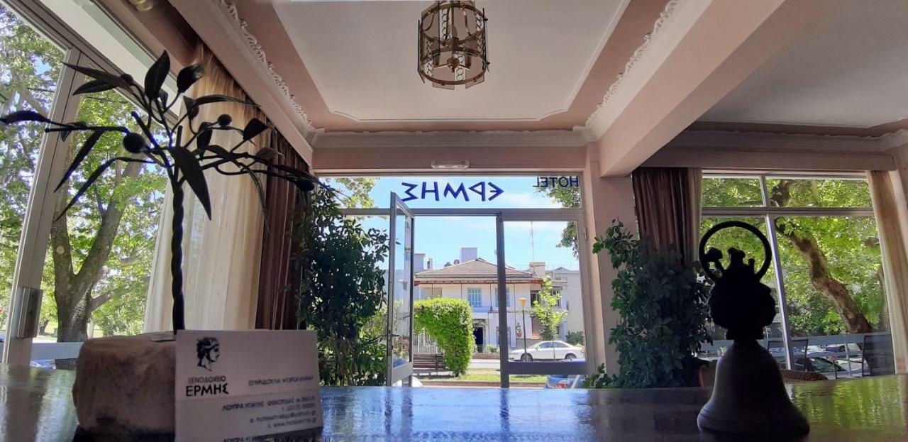 Ermis Hotel Loutra Ipatis Bagian luar foto